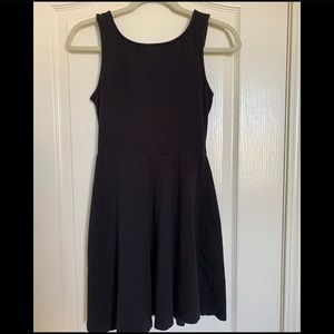 Blackness Skater Dress with Bow